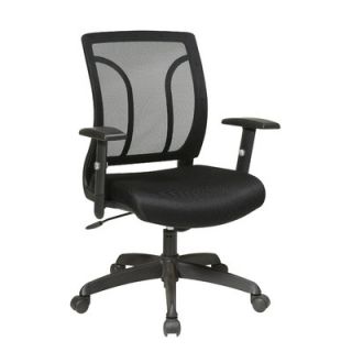 Office Star Work Smart Screen Back Task Chair EM50727 Color Black