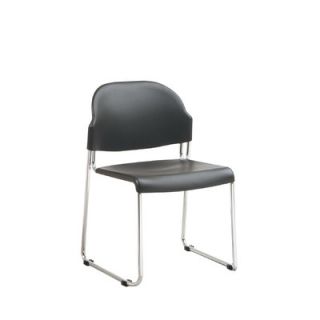 Office Star 2 Pack Stack Chair STC3230 Quantity Set of 2, Seat Finish Black