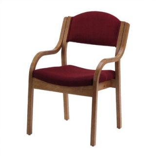 Virco Wood Stack Chair with Arms GSTCHWD Seat Finish Burgundy