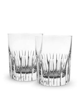 Two 12 Ounce Rotary Tumblers   Baccarat