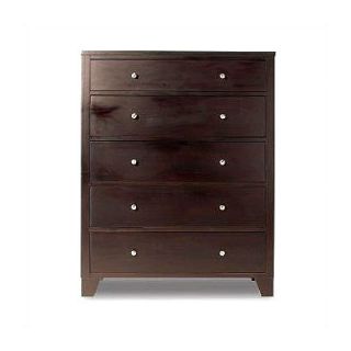 LifeStyle Solutions 500 Series with Metal Knobs 5 Drawer Chest 500DI 5D HC CP