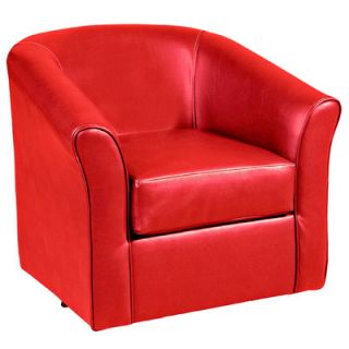 Serta Upholstery Swivel Chair 89S Fabric San Marino Red
