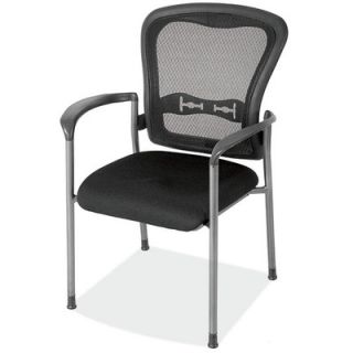 OfficeSource Spice Mesh Back Guest Chair with Arms 7804TGBLK