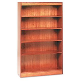 Alera Square Corner 60 Bookcase ALEBCS56036 Finish Medium Oak