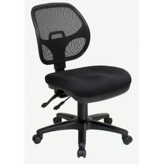 Office Star ProGrid Back Ergonomic Task Chair 2902 Arms Not Included