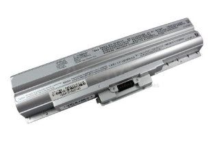 N00458   Premium Notebook Battery for Sony VGP BPS13; Vaio VGN   AW  FW   VGN   NS (6 Cell, Silver)   5200 mA Computers & Accessories