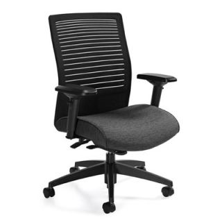 Global Total Office Medium Back Mesh Chair with Weight Sensing Synchro Tilter