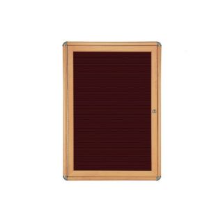 Ghent 34 x 24 1 Door Ovation Letterboard GEX1057 Frame Finish Maple, Color