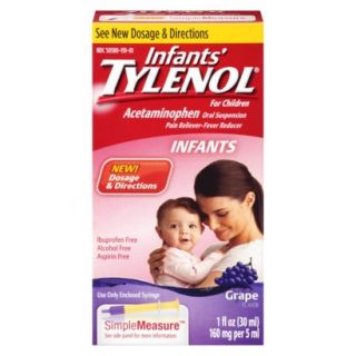 Infants Tylenol Grape   1.0 fl oz
