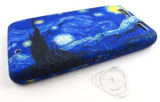 Kaleidio Hard Snap on Case Cover for Motorola Droid RAZR MAXX XT912M/XT913/XT916   Starry Night By Vincent Van Gogh (Package Includes Overbrawn Prying Tool) Cell Phones & Accessories