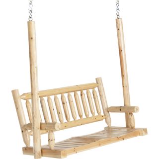 Deluxe Cedar/Fir Log Porch Swing, Model CSN 81908
