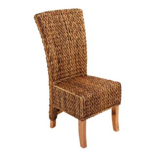 Woodland Imports Abaca Leaf Side Chair 38416