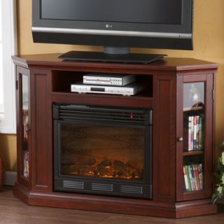 Wildon Home ® Stuart 48 TV Stand with Electric Fireplace CSN139E Finish Cherry