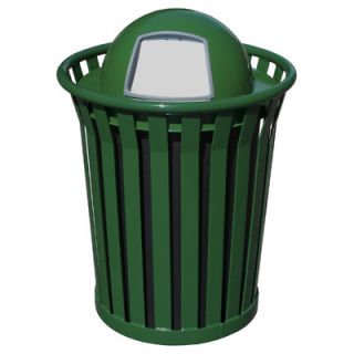 Witt Wydman Outdoor Trash Receptacle WC3600 DT Color Green