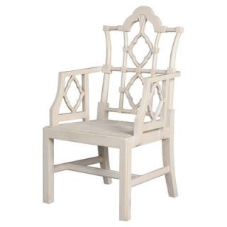 Furniture Classics LTD Italian Arm Chair 1332 Finish Handpainted Vanilla