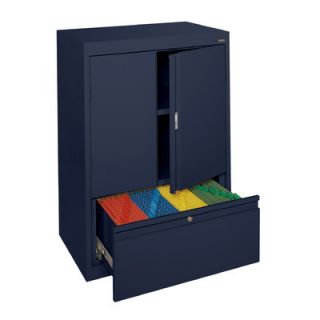 Sandusky System Series 30 Storage Cabinet HFDF301842 Finish Navy Blue