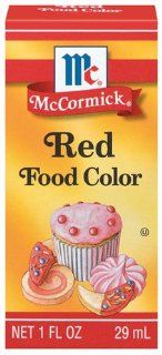 McCormick Food Color Red 1 oz Grocery & Gourmet Food