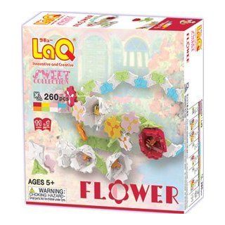 Original Laq Puzzle Bits Set  Flower 260 Pieces  Affordable Gift for your Little One Item #DLAQ 021007 Toys & Games
