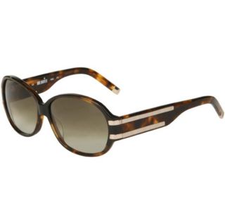 Karl Lagerfeld Oval Wide Arm Sunglasses   Tortoiseshell      Womens Accessories