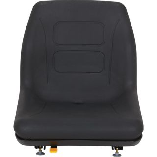 K & M Unibody Professional Seat — Black, Model# 7781  Forklift   Material Handling Seats