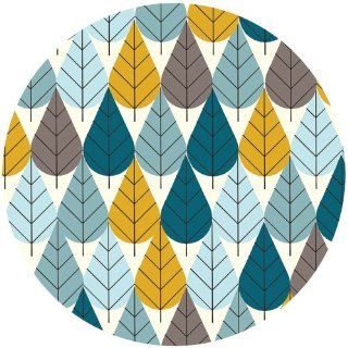 Charley Harper for Birch Fabrics Organic, CANVAS, Octoberama Blue