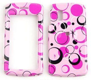 LG VU cu920Colorful Circles on Pink/ Polka Dots Hard Case/Cover/Faceplate/Snap On/Housing/Protector Cell Phones & Accessories