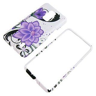 Violet Lily Protector Case for LG Spectrum VS920 Cell Phones & Accessories