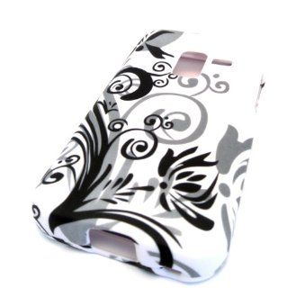 Samsung Galaxy Attain 4G R920 White Flower Vine Design HARD Case Cover Skin METRO PCS Cell Phones & Accessories