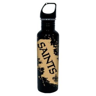 NFL New Orleans Saints Water Bottle   Black (26