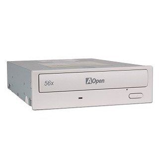 AOpen CD 956B 56x CD ROM IDE Drive w/Extra Silver Bezel (Beige) Electronics