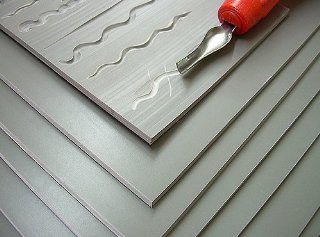 Easy to Cut Unmounted Linoleum  6x8 Inch Sheet Arts, Crafts & Sewing