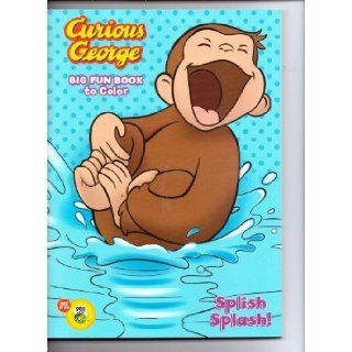 Curious George Big Fun Book to Color ~ Splish Splash Universal 9781453057322  Children's Books