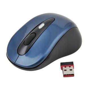 2.4GHz Wireless Optical Mouse with USB Mini Receiver, Blue / Black Computers & Accessories