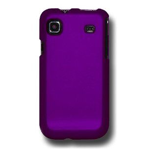 Amzer Rubberized Purple Snap On Crystal Hard Case For Samsung Vibrant T959, Samsung Galaxy S 4G SGH T959V Cell Phones & Accessories