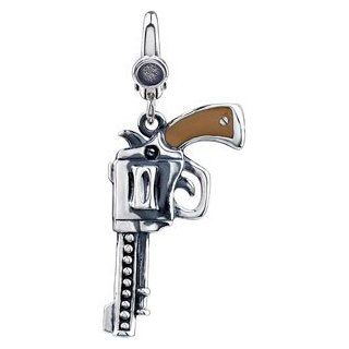 925 Sterling Silver Pistol Charm GoldenMine Jewelry