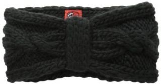 San Diego Hat Women's KNH3234 Cable Knit Headband, Black, One Size