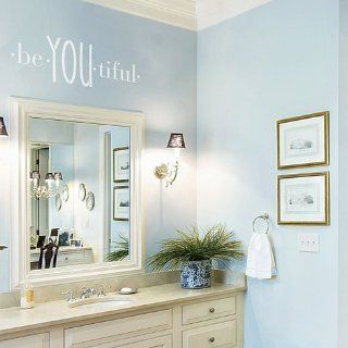 BeYOUtiful   Large   Wall Quote Stencil   Wall Decor Stickers  