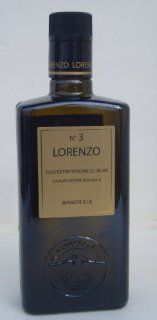 Barbera Lorenzo No. 3 D.O.P Val Di Mazara Da Agricoltura Biologica Extra Virgin Olive Oil, 1x500ml  Grocery & Gourmet Food
