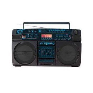 Lasonic i 931BT (i931BTQ) Wireless Bluetooth Ghetto Blaster Black Boombox  Player Portable Stereo   Compatible w/ iPod iPhone Android   Players & Accessories