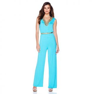 IMAN Global Chic Glam to the Max Embellished Goddess Jumpsuit