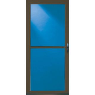 LARSON Brown Tradewinds Full View Tempered Glass Storm Door (Common 81 in x 32 in; Actual 80.71 in x 33.56 in)