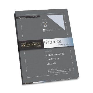 Southworth Colors + Textures Fine Granite Paper, Blue, 24#, 8.5 x 11 Inches, 100 Sheets per Pack (P944CK)  Parchment Paper 