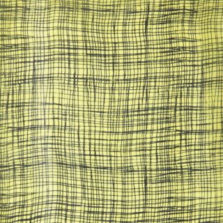French Connection Textured Check Silk Scarf   Black/Green      Clothing
