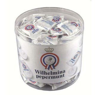 Fortuin Wilhelmina Peppermints Single Serve Packages (Pack of 200) (950 gr. / 34 Oz.)  Candy Mints  Grocery & Gourmet Food