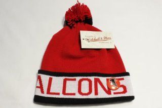 Mitchell & Ness Vintage Block Pom Knit/Beanie Atlanta Falcons 