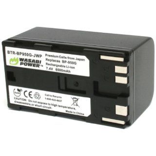 Wasabi Power Battery for Canon BP 950G, BP 955 and Canon EOS C100, EOS C300, EOS C300 PL, EOS C500, EOS C500 PL, GL1, GL2, XF100, XF105, XF300, XF305, XH A1S, XH G1S, XL H1A, XL H1S, XL1, XL1S, XL2 (6500mAh)  Camcorder Batteries  Camera & Photo