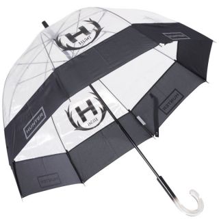 Hunter Ladies Bubble Umbrella   Black   One Size      Womens Accessories