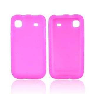 For Samsung Vibrant T959 Silicone Case Skin HOT PINK Cell Phones & Accessories