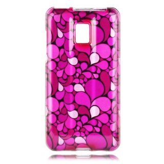 Talon Phone Case for LG Optimus 2X, P990, and G2X   Petals   T Mobile   1 Pack   Case   Retail Packaging   Purple Cell Phones & Accessories