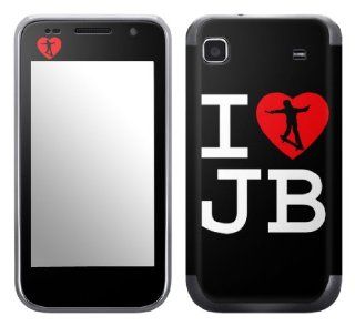 MusicSkins, MS JB110275, Justin Bieber   I Heart JB, Samsung Galaxy S 4G (SGH T959V), Skin Cell Phones & Accessories